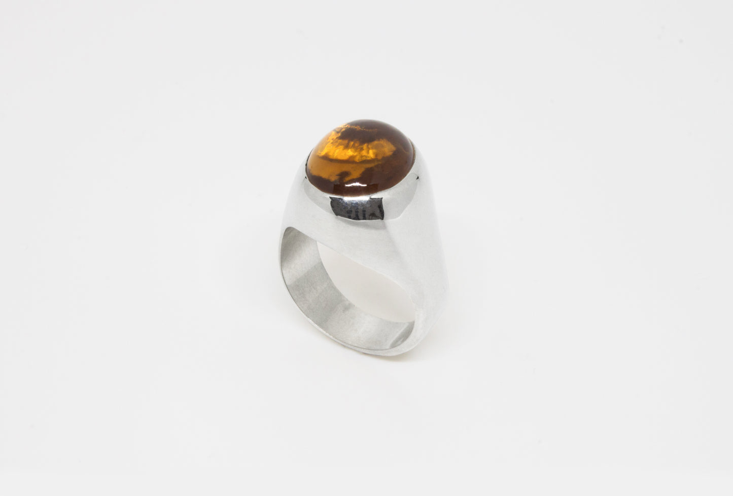 Twisted Ring + Citrine
