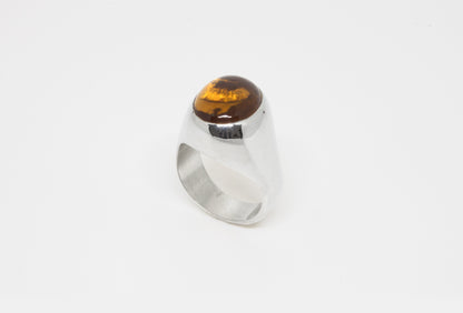 Twisted Ring + Citrine
