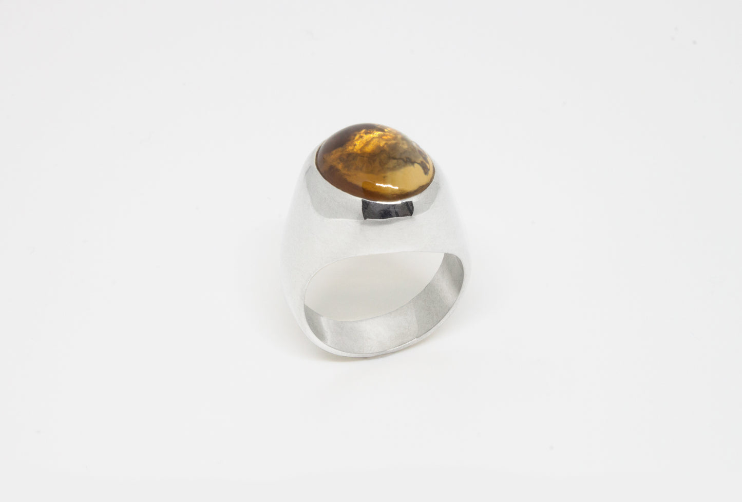 Twisted Ring + Citrine